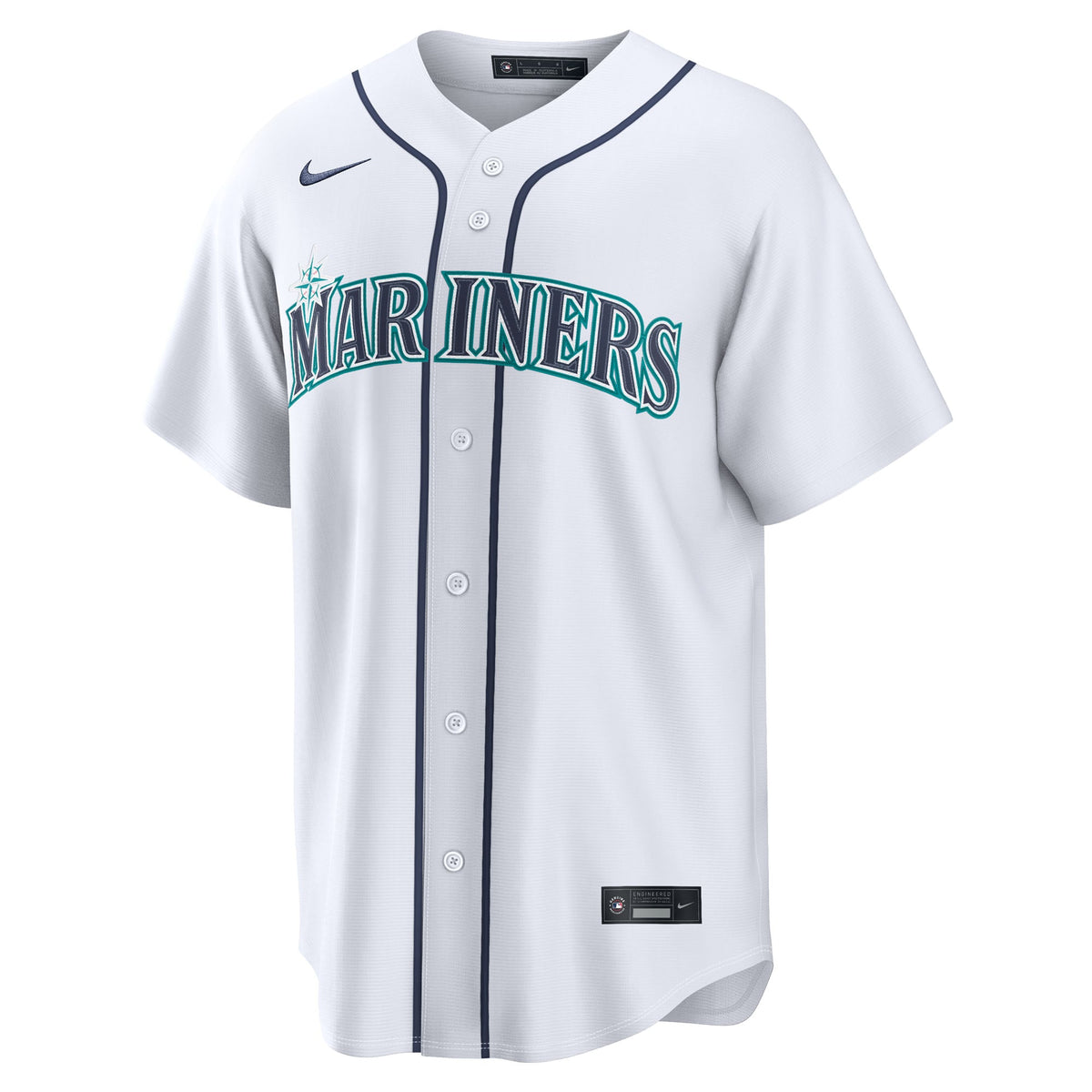 Men's Seattle Mariners Cole Young Nike White Home Replica Jersey - 3