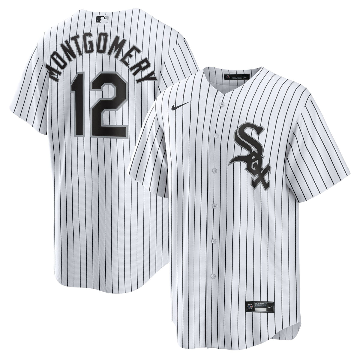 Men's Chicago White Sox Colson Montgomery Nike White Home Replica Jersey - 2