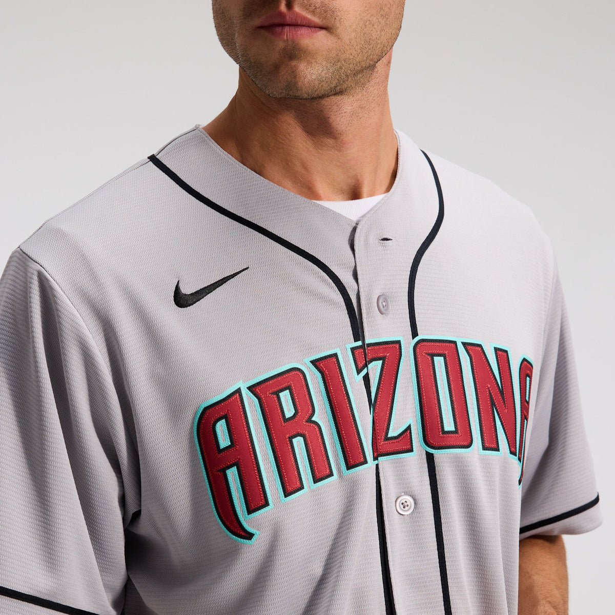 Men's Arizona Diamondbacks Corbin Carroll Nike Gray Road Replica Jersey - 10