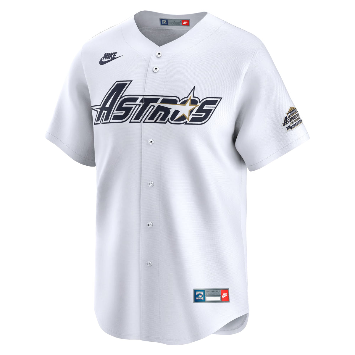 Men's Houston Astros Craig Biggio Nike White Throwback Cooperstown Collection Limited Jersey - 3