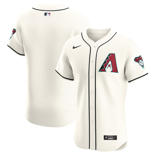 Men's Arizona Diamondbacks Nike Cream Elite Jersey