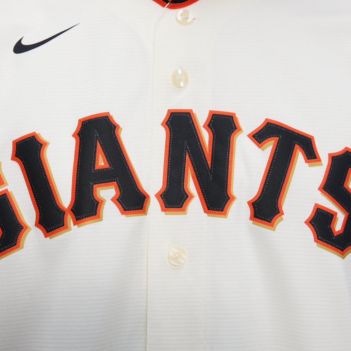 Men's San Francisco Giants Nike Cream Home Replica Team Jersey - 9