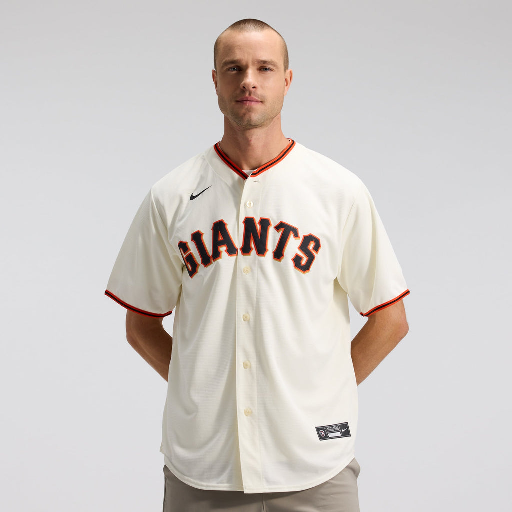 Men's San Francisco Giants Nike Cream Home Replica Team Jersey