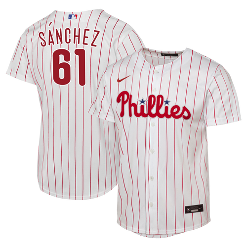 Male Philadelphia Phillies Cristopher Sánchez Nike White Home Replica Jersey - 2