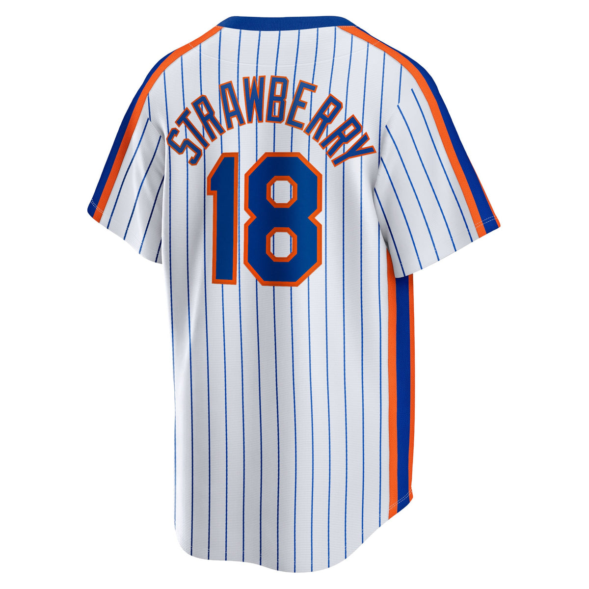 Men's New York Mets Darryl Strawberry Nike White Home Cooperstown Collection Player Jersey - 4