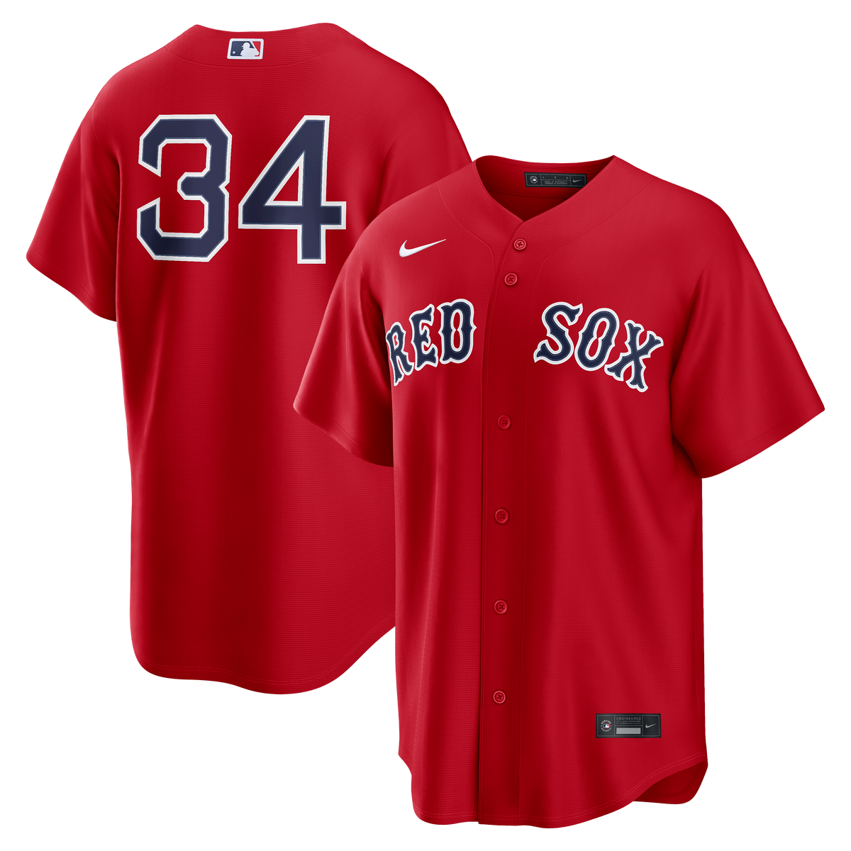 Men's Boston Red Sox David Ortiz Nike Red Alternate Replica Jersey