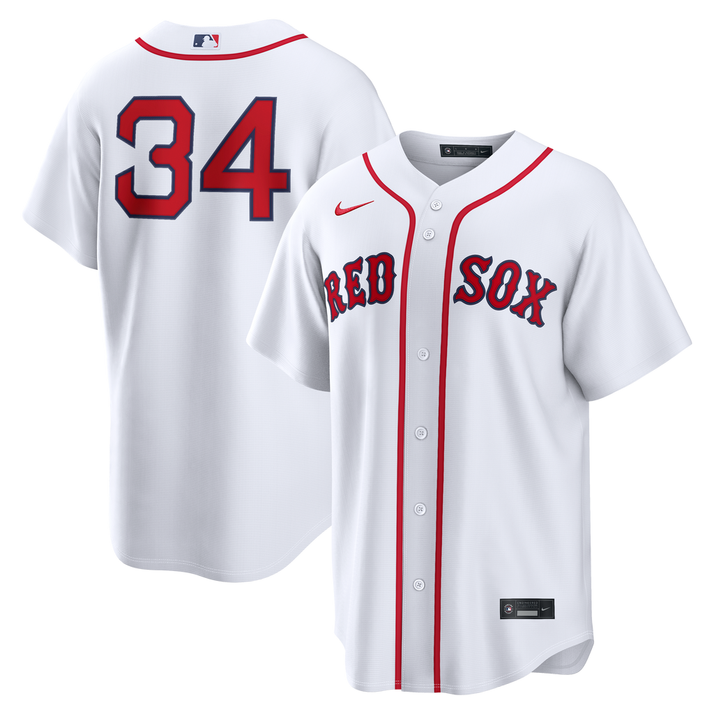 Men's Boston Red Sox David Ortiz Nike White Home Replica Jersey - 2