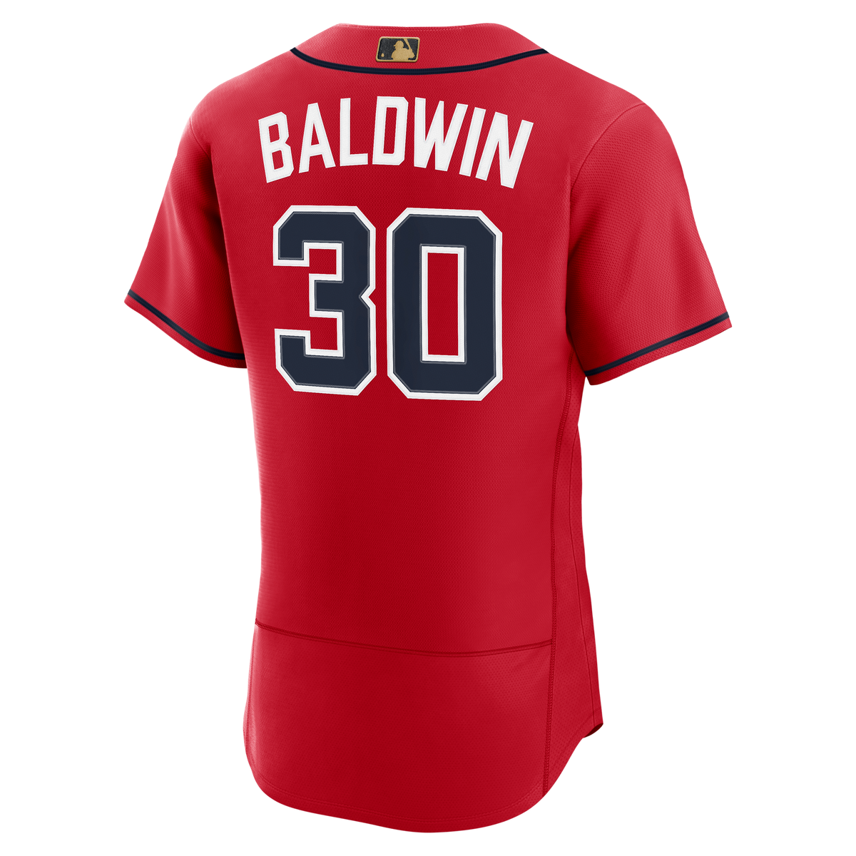 Men's Atlanta Braves Drake Baldwin Nike Red MLB Awards Authentic Jersey - 4