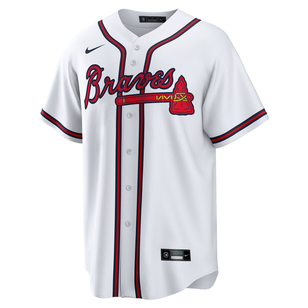 Men's Atlanta Braves Drake Baldwin Nike White Home Replica Jersey - 3
