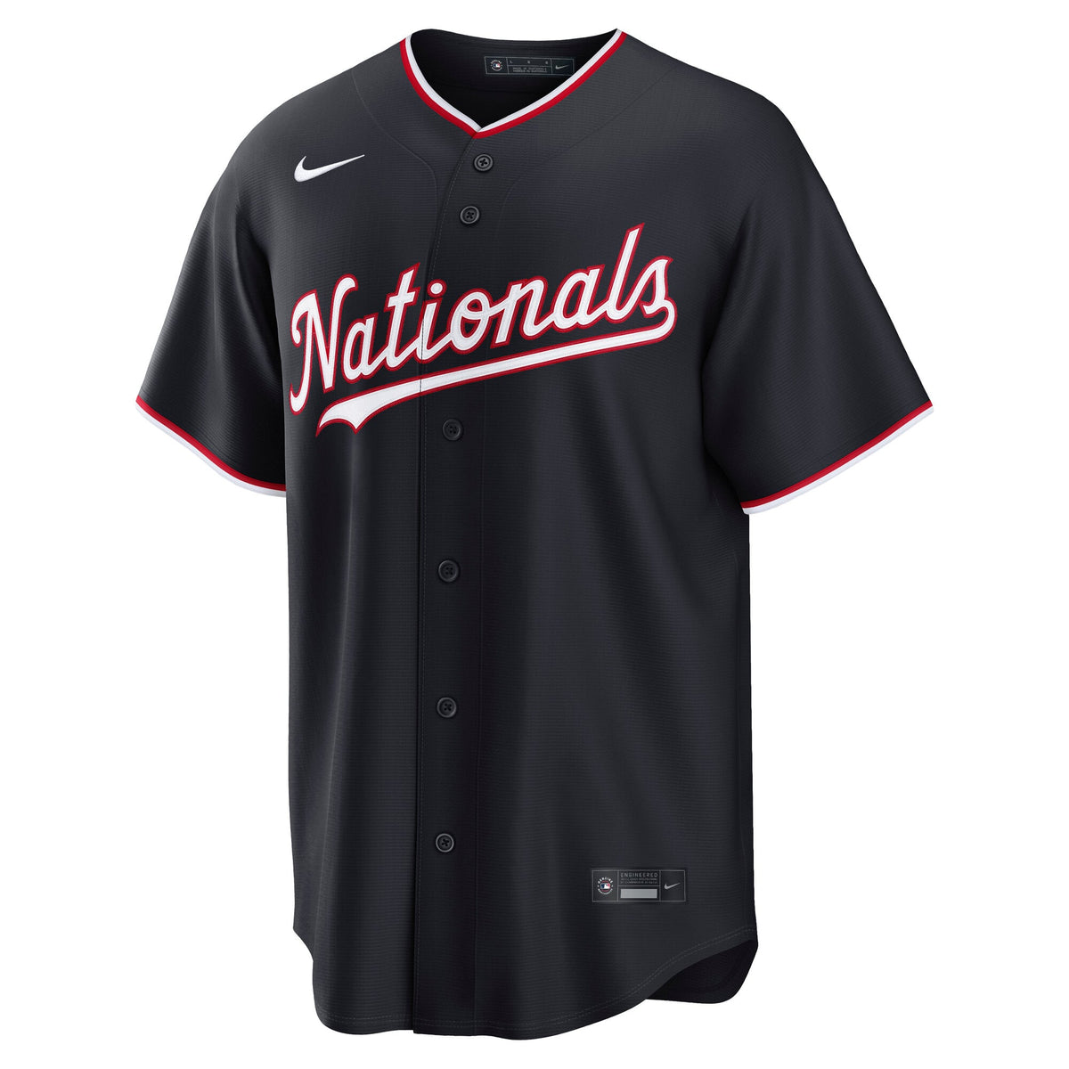 Men's Washington Nationals Dylan Crews Nike Navy Alternate Replica Jersey - 3