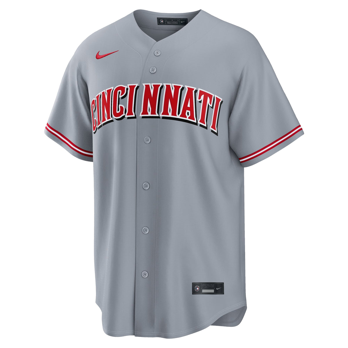 Men's Cincinnati Reds Elly De La Cruz Nike Gray Road Replica Jersey - 3