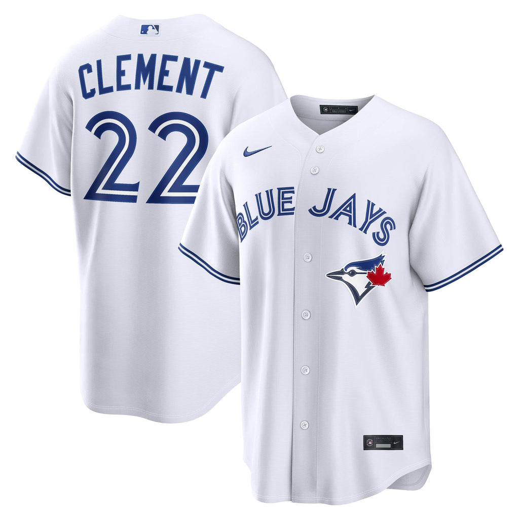 Men's Toronto Blue Jays Ernie Clement Nike White Home Replica Jersey - 2