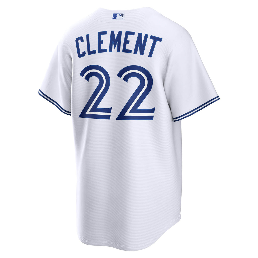 Men's Toronto Blue Jays Ernie Clement Nike White Home Replica Jersey - 4
