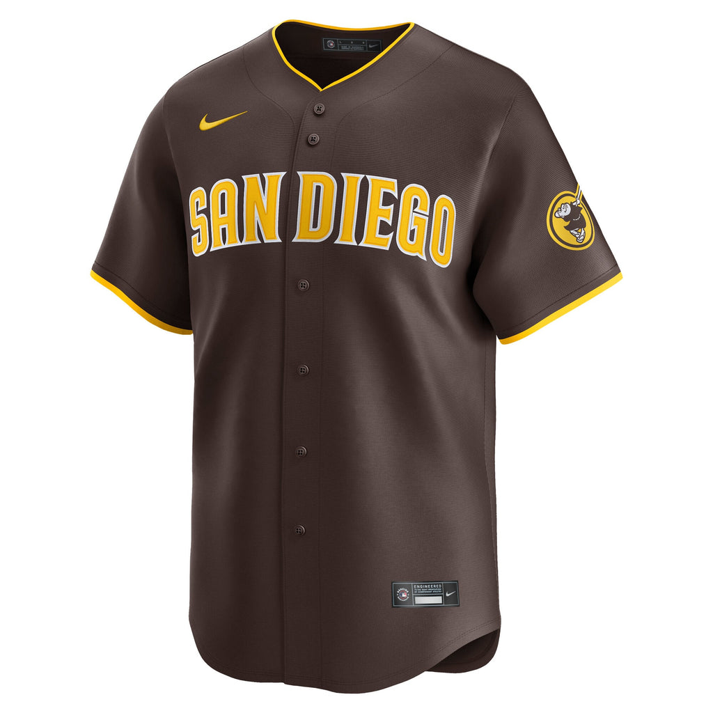 Men's San Diego Padres Fernando Tatis Jr. Nike Brown Road Limited Player Jersey - 3