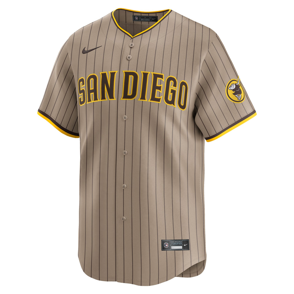 Men's San Diego Padres Fernando Tatis Jr. Nike Khaki Alternate Limited Player Jersey - 3