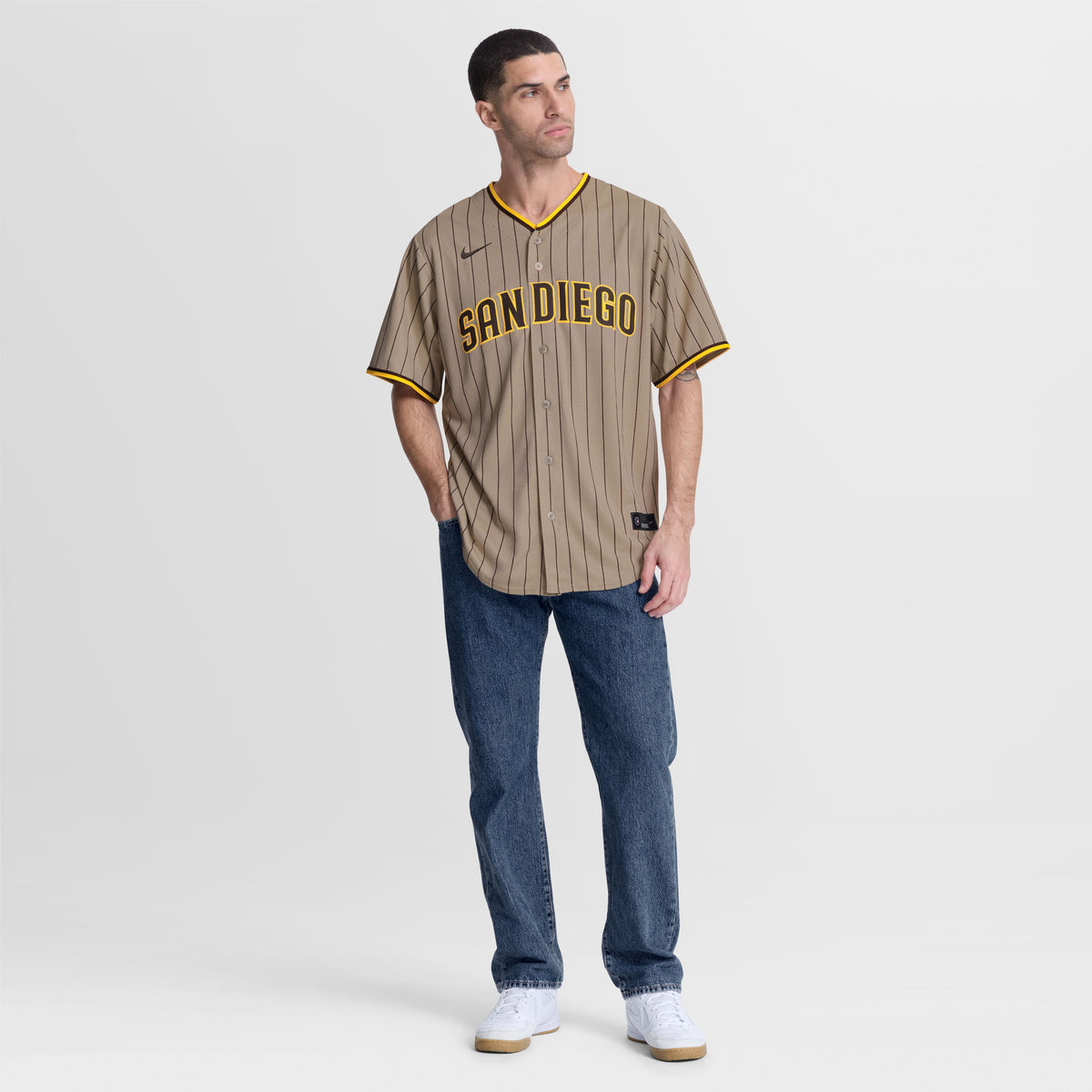 Men's San Diego Padres Fernando Tatis Jr. Nike Sand Alternate Replica Jersey - 5