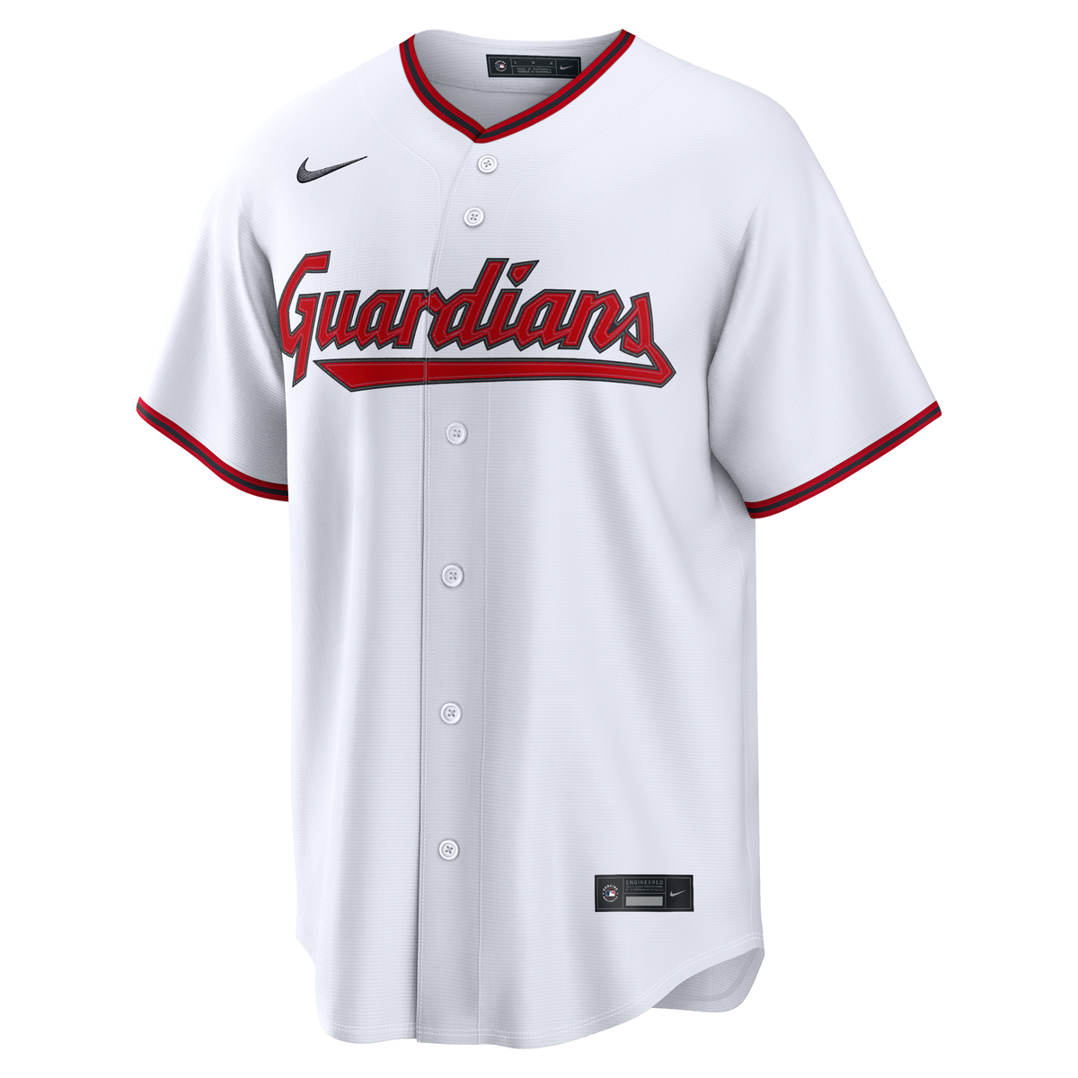 Men's Cleveland Guardians Foster Griffin Nike White Home Replica Jersey - 3