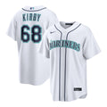 Men's Seattle Mariners George Kirby Nike White Home Replica Jersey