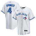 Men's Toronto Blue Jays George Springer Nike White Home Replica Jersey