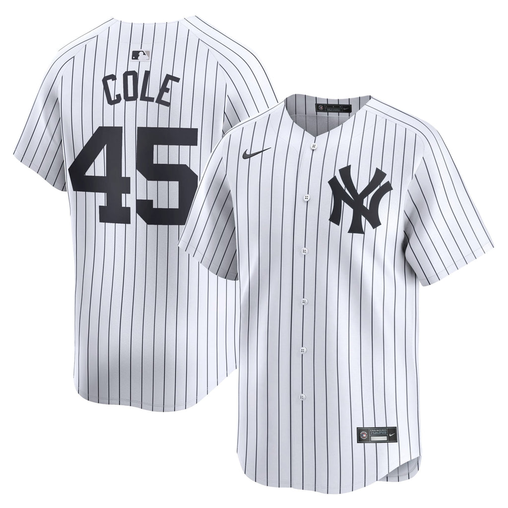 Men's New York Yankees Gerrit Cole Nike White Home Limited Player Jersey - 2