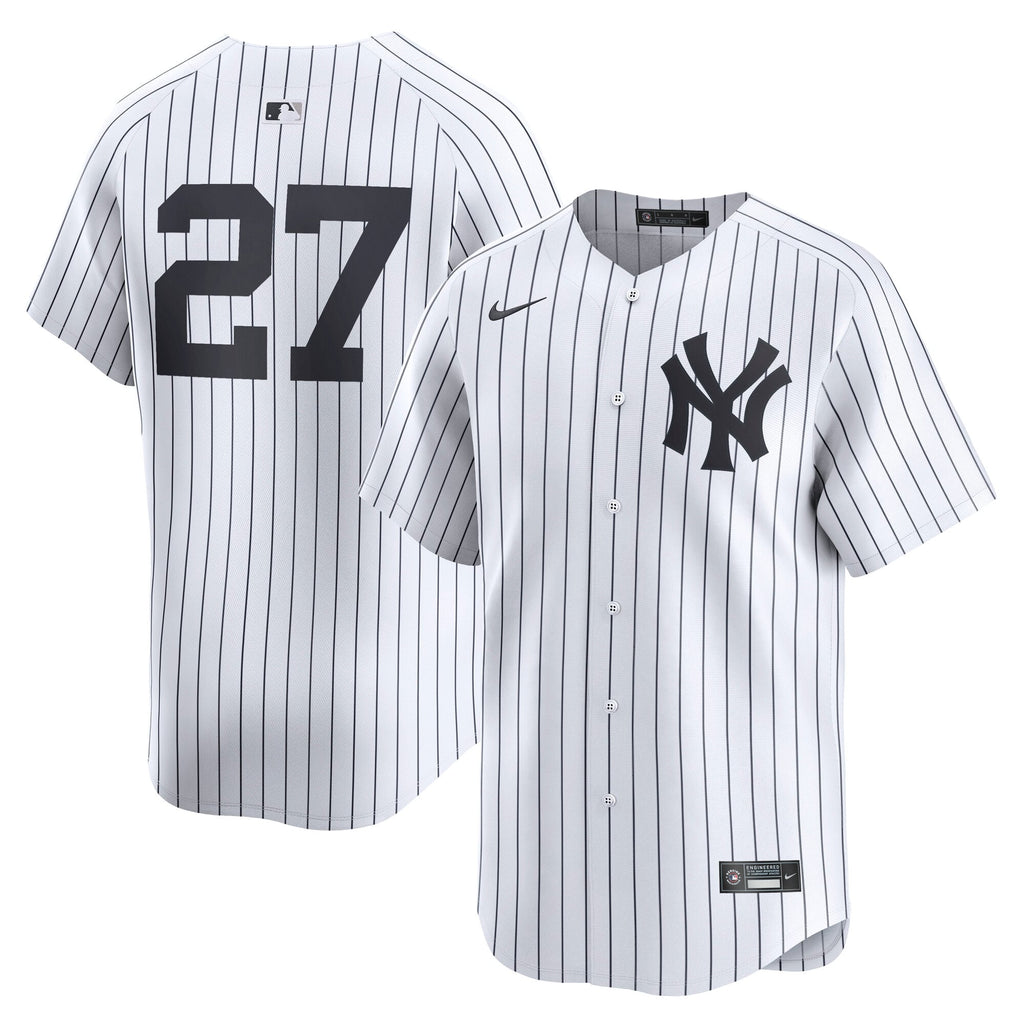 Men's New York Yankees Giancarlo Stanton Nike White Home Limited Player Jersey - 2