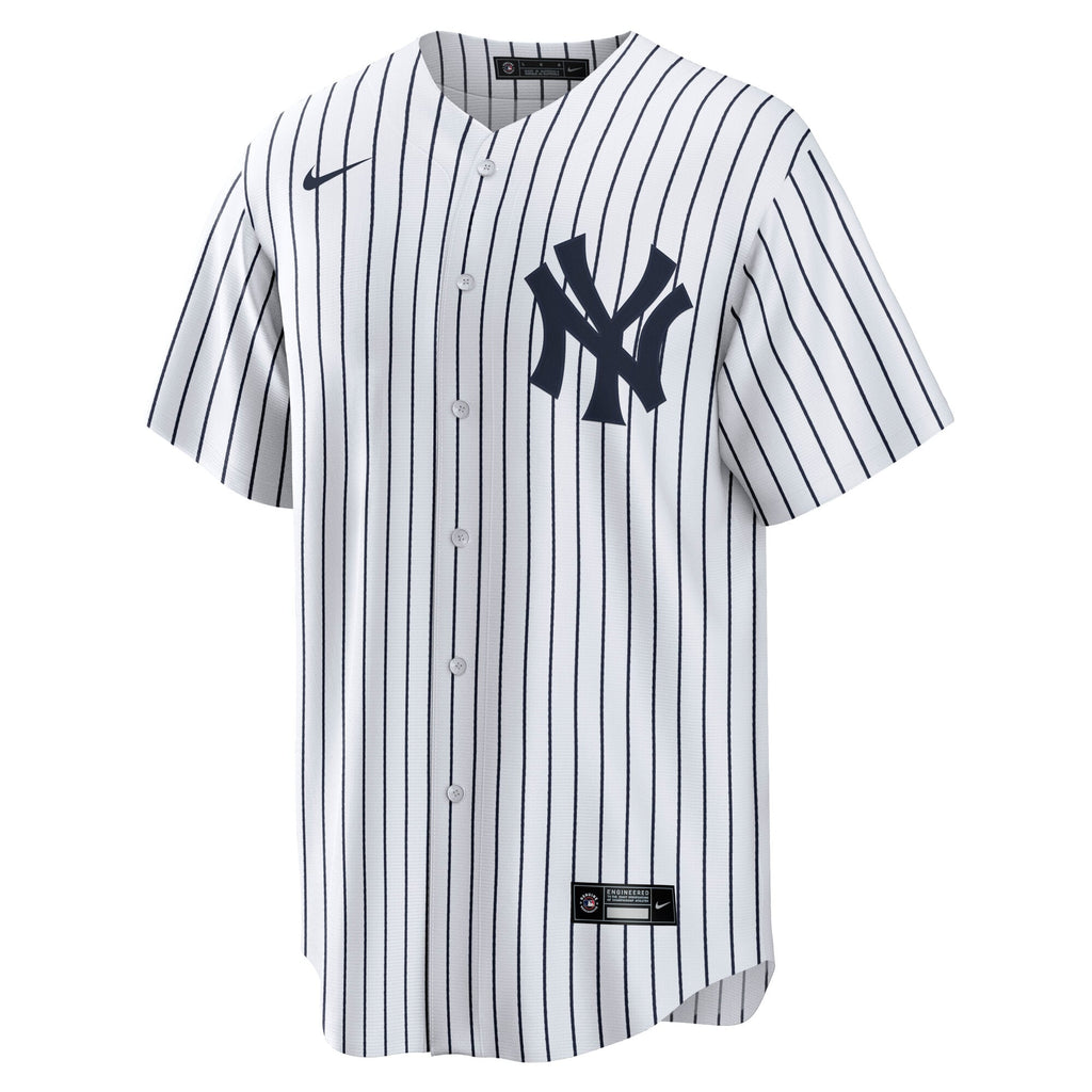Men's New York Yankees Giancarlo Stanton Nike White Home Replica Player Jersey - 3