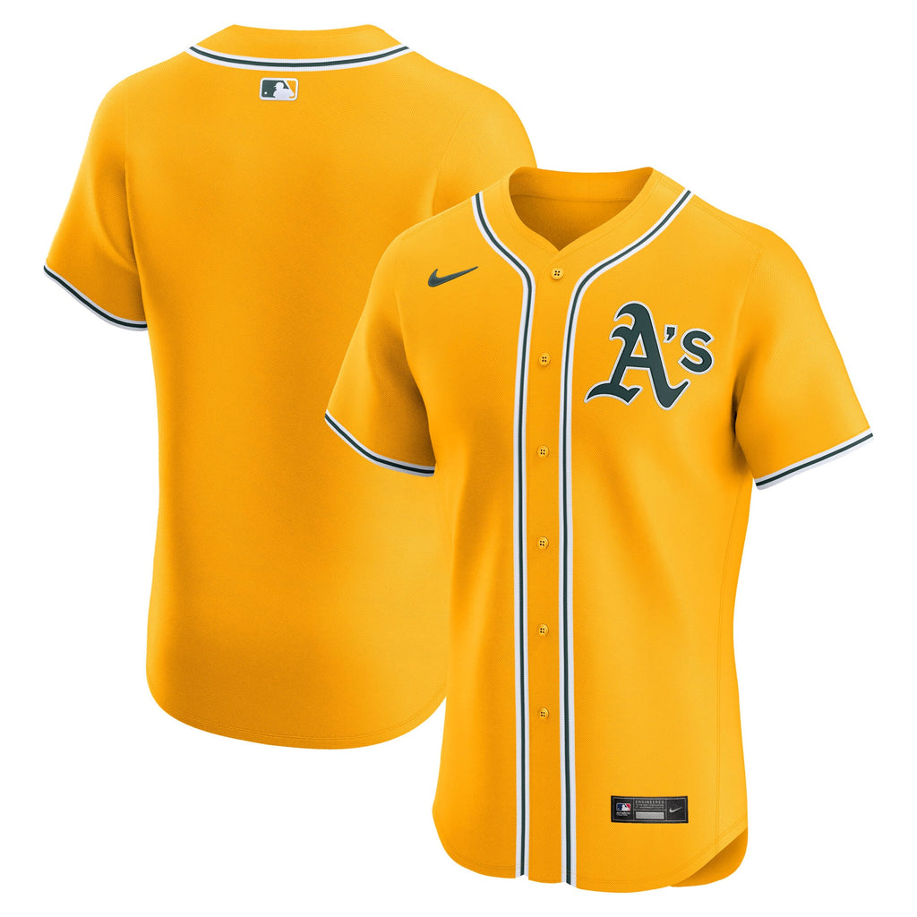 Men's Athletics Nike Gold Alternate 2 Elite Jersey