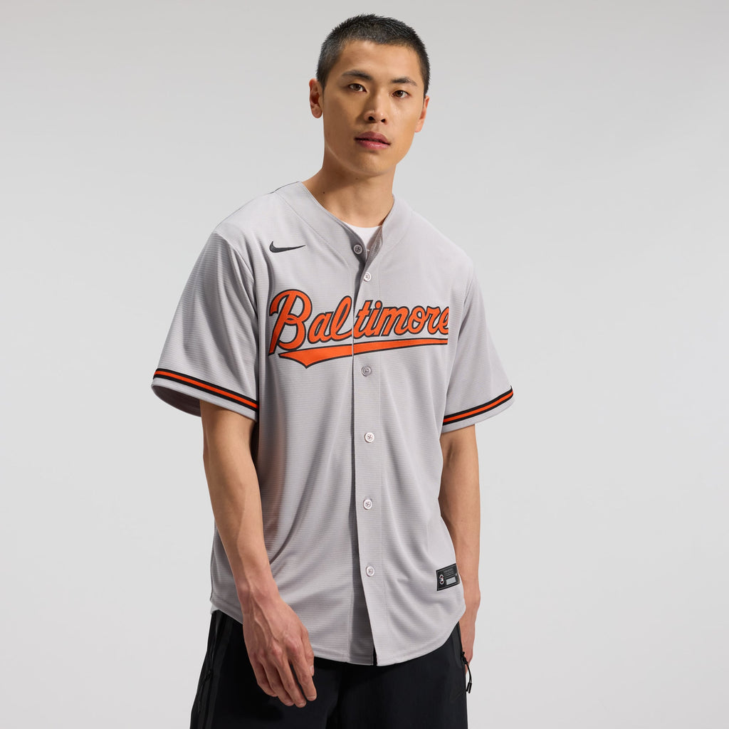 Men's Baltimore Orioles Nike Gray Road Replica Team Jersey