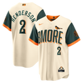 Men's Baltimore Orioles Gunnar Henderson Nike Cream 2026 City Connect Stadium Jersey