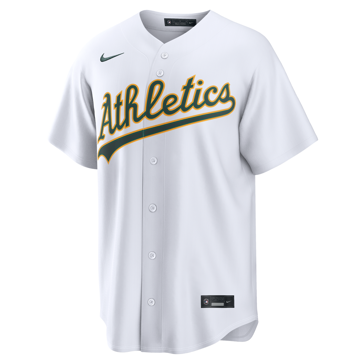 Men's Athletics Henry Bolte Nike White Home Replica Jersey - 3