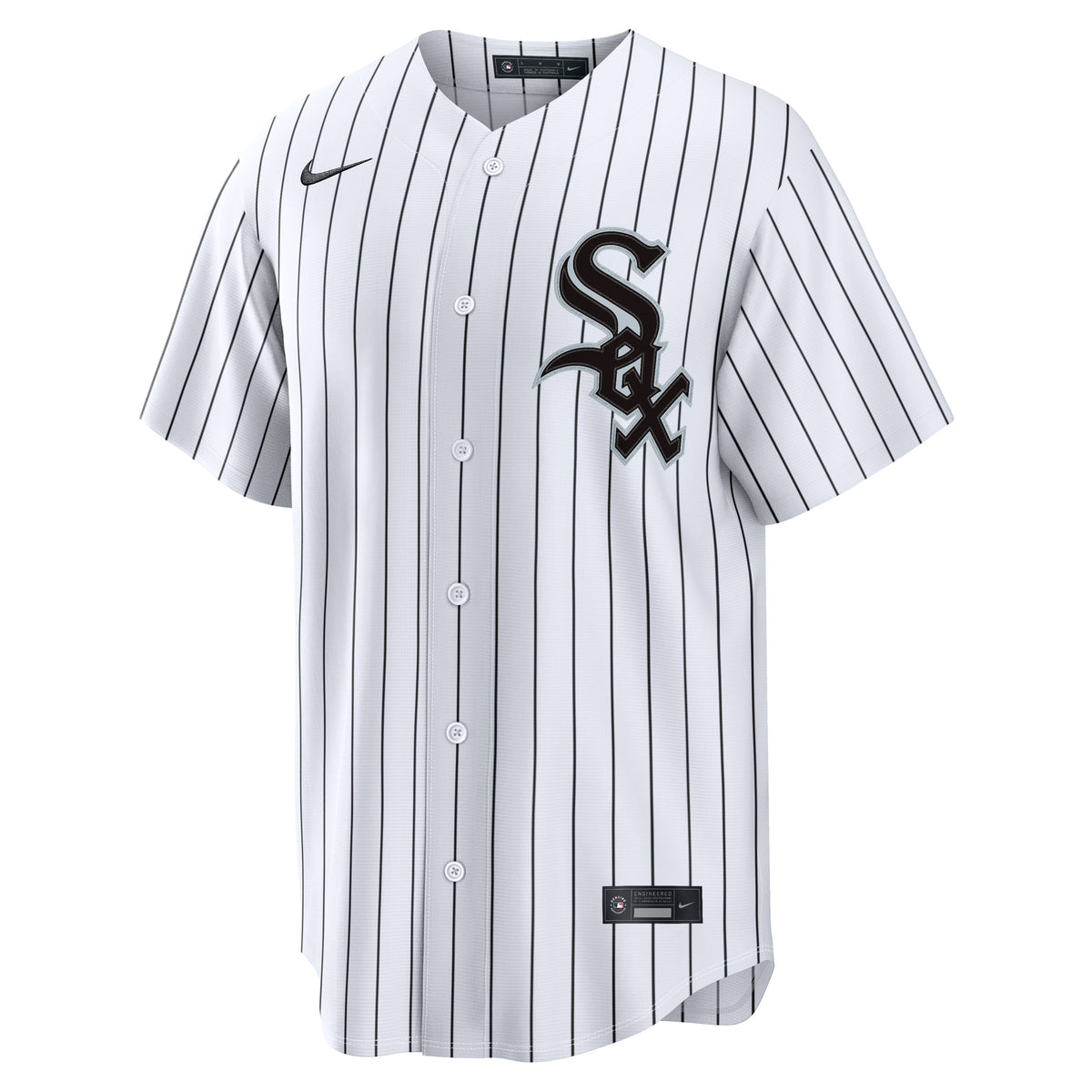Men's Chicago White Sox Huascar Brazoban Nike White Home Replica Jersey - 5