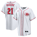 Men's Cincinnati Reds Hunter Greene Nike White Home Replica Jersey