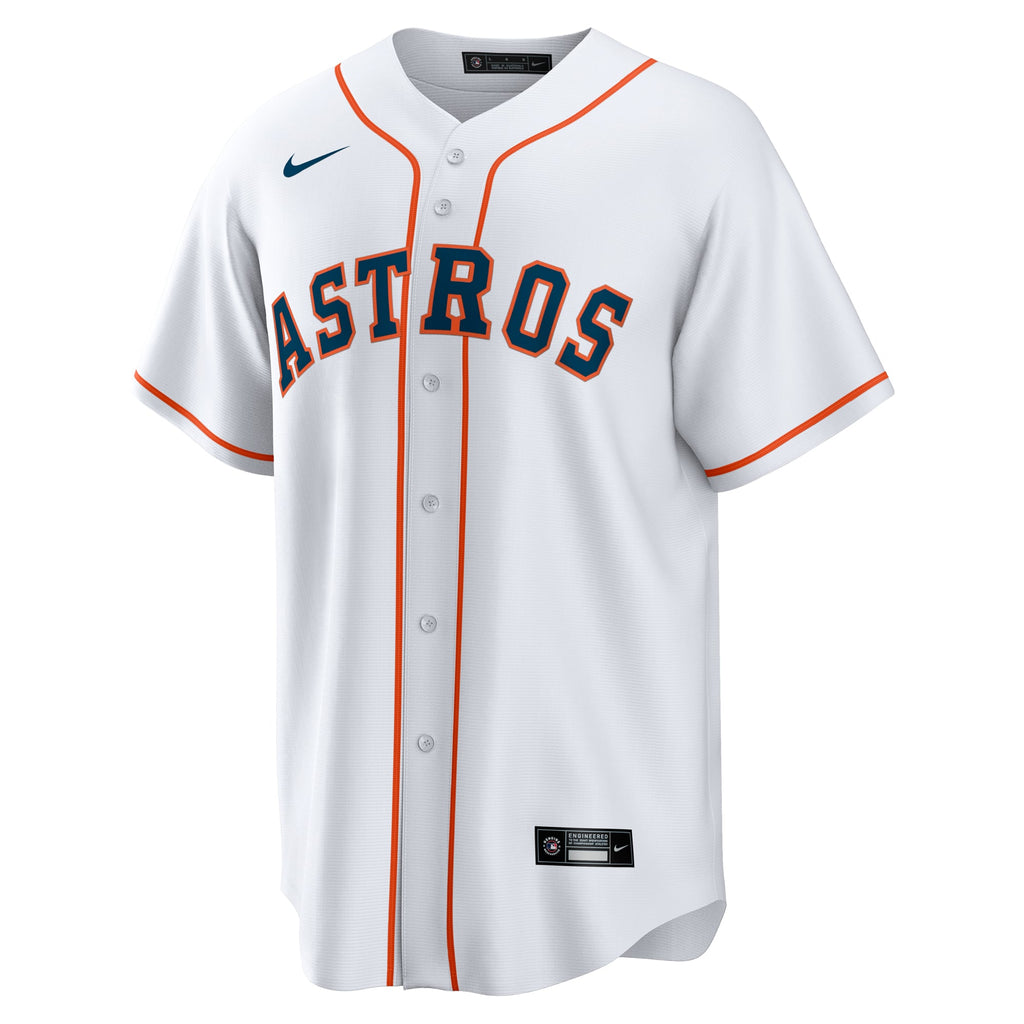 Men's Houston Astros Isaac Paredes Nike White Home Replica Jersey - 3