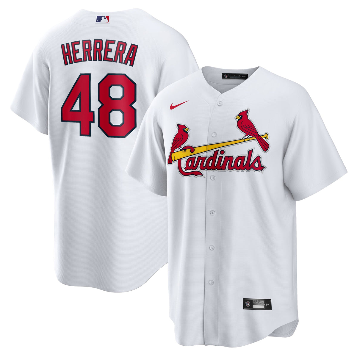 Men's St. Louis Cardinals Iván Herrera Nike White Home Replica Jersey