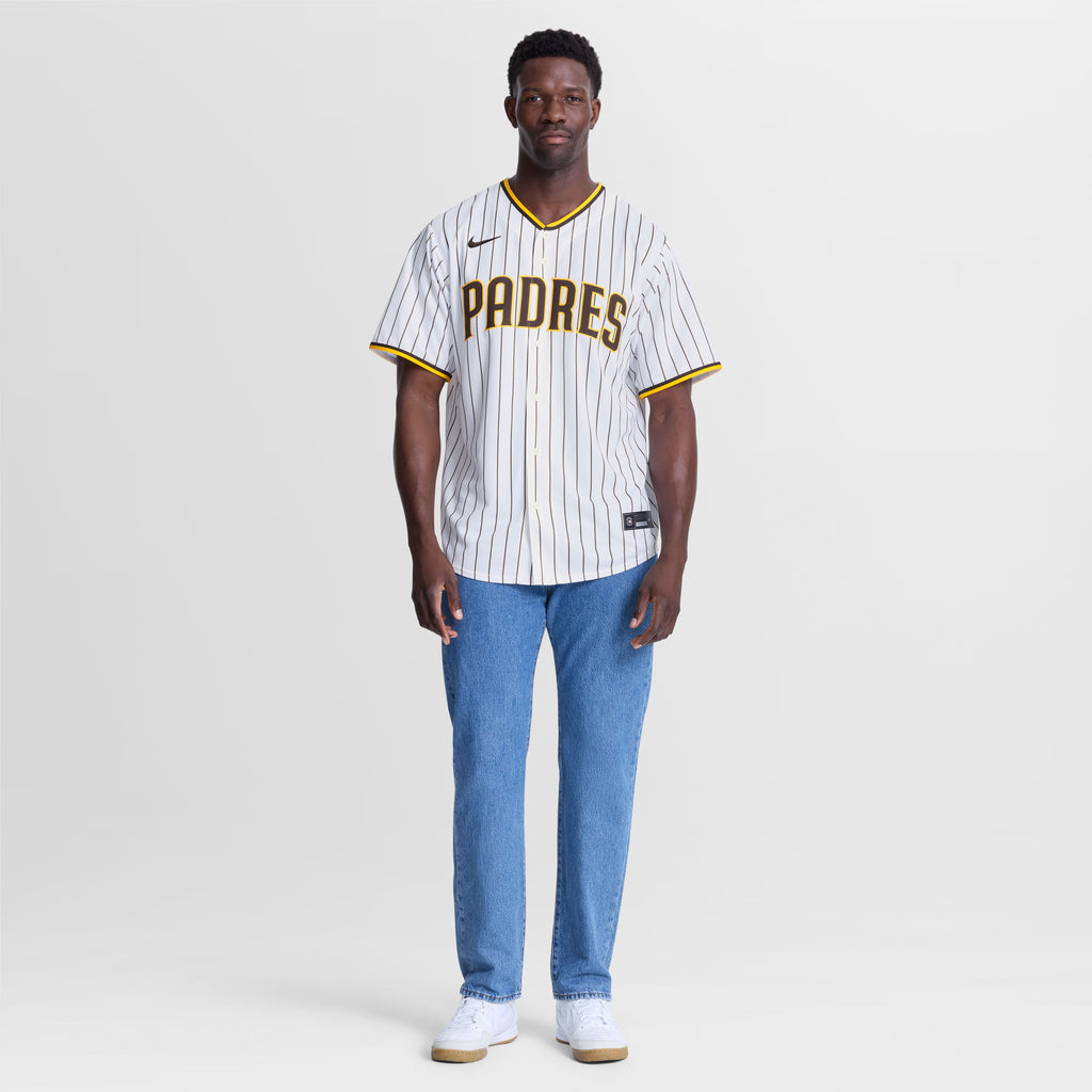 Men's San Diego Padres Jackson Merrill Nike White Home Replica Player Jersey - 3