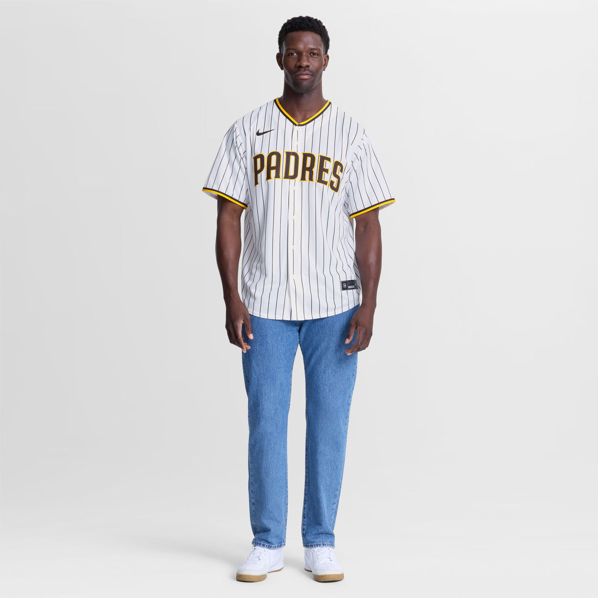 Men's San Diego Padres Jackson Merrill Nike White Home Replica Player Jersey - 3