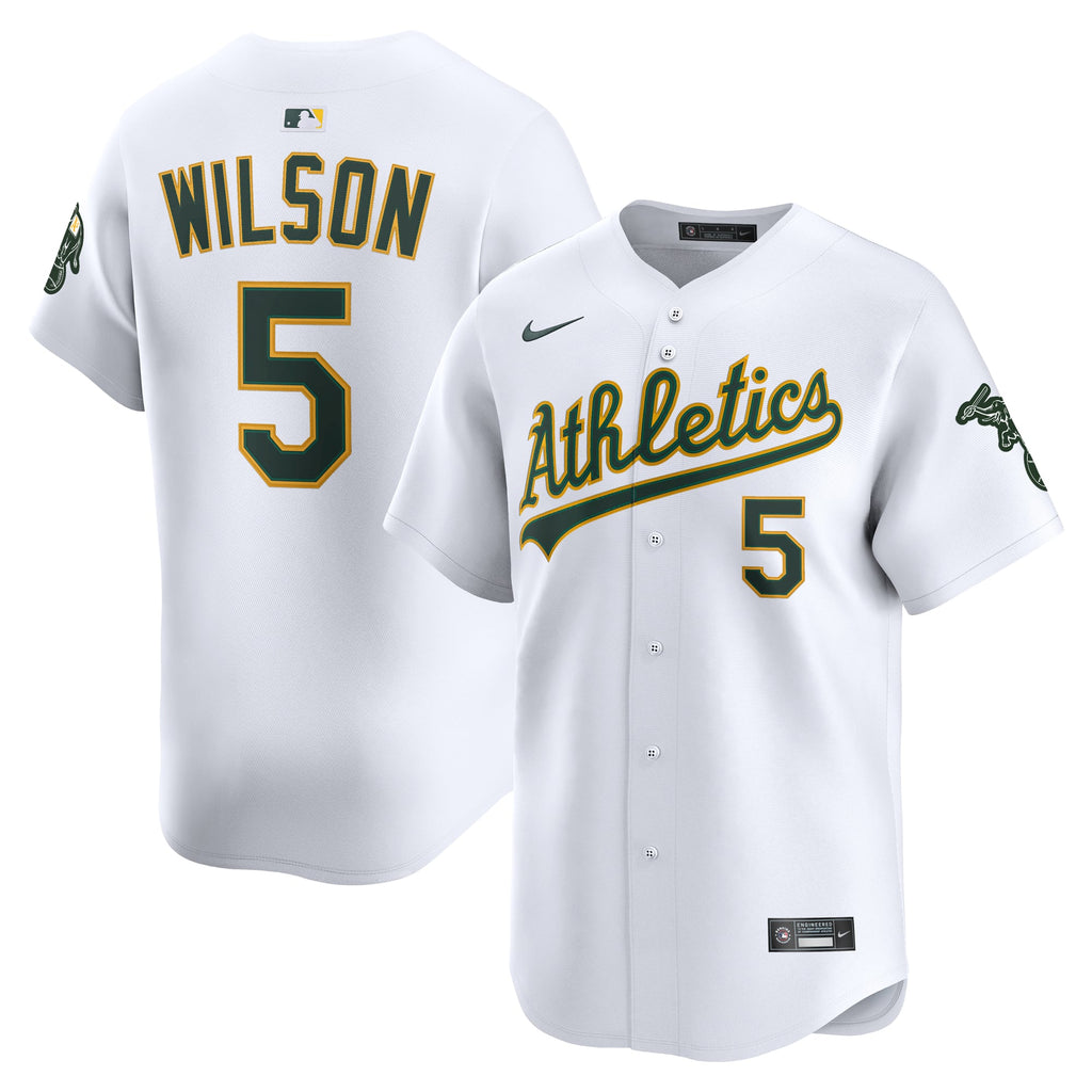 Men's Athletics Jacob Wilson Nike White Home Limited Player Jersey