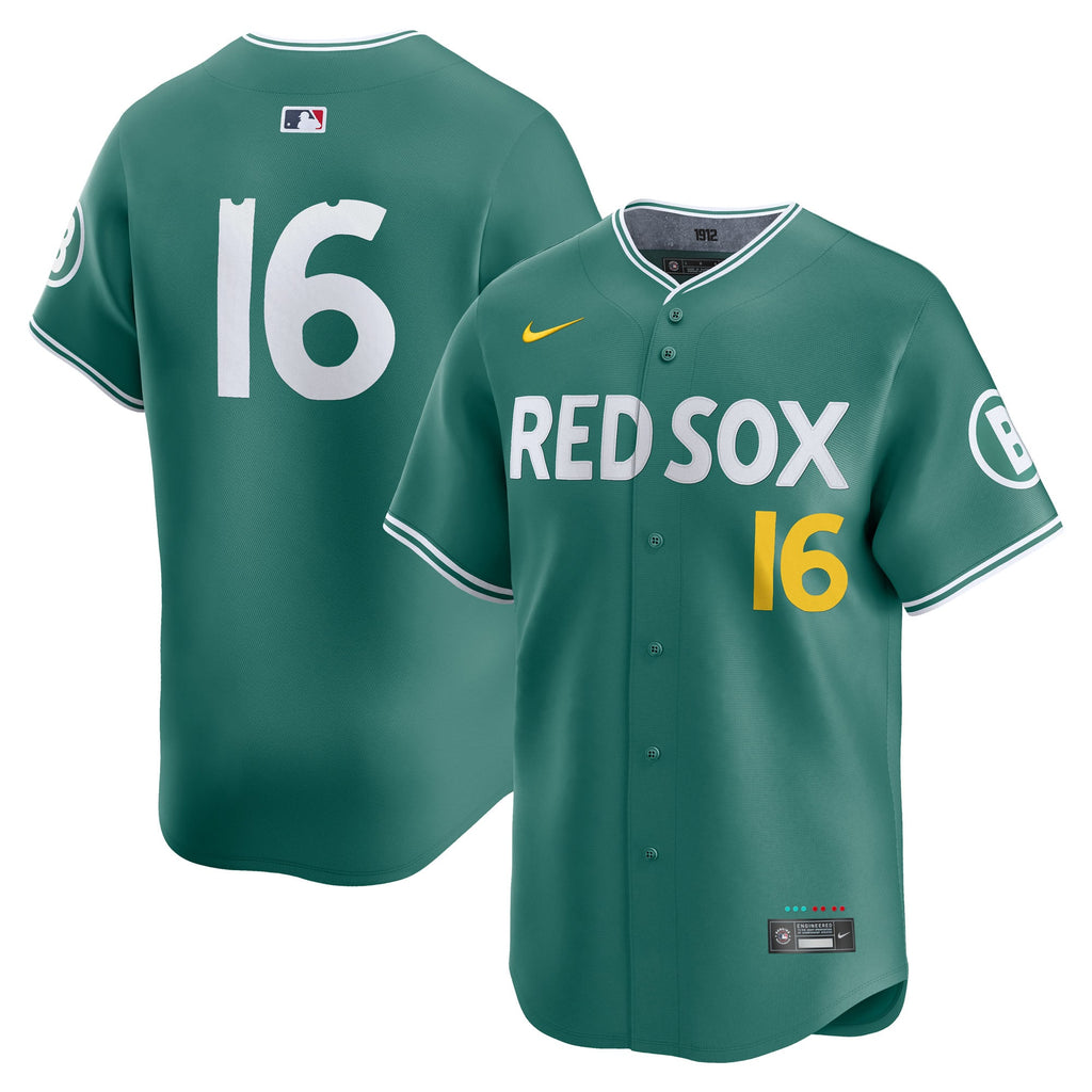 Men's Boston Red Sox Jarren Duran Nike Green 2025 City Connect Limited Player Jersey - 2
