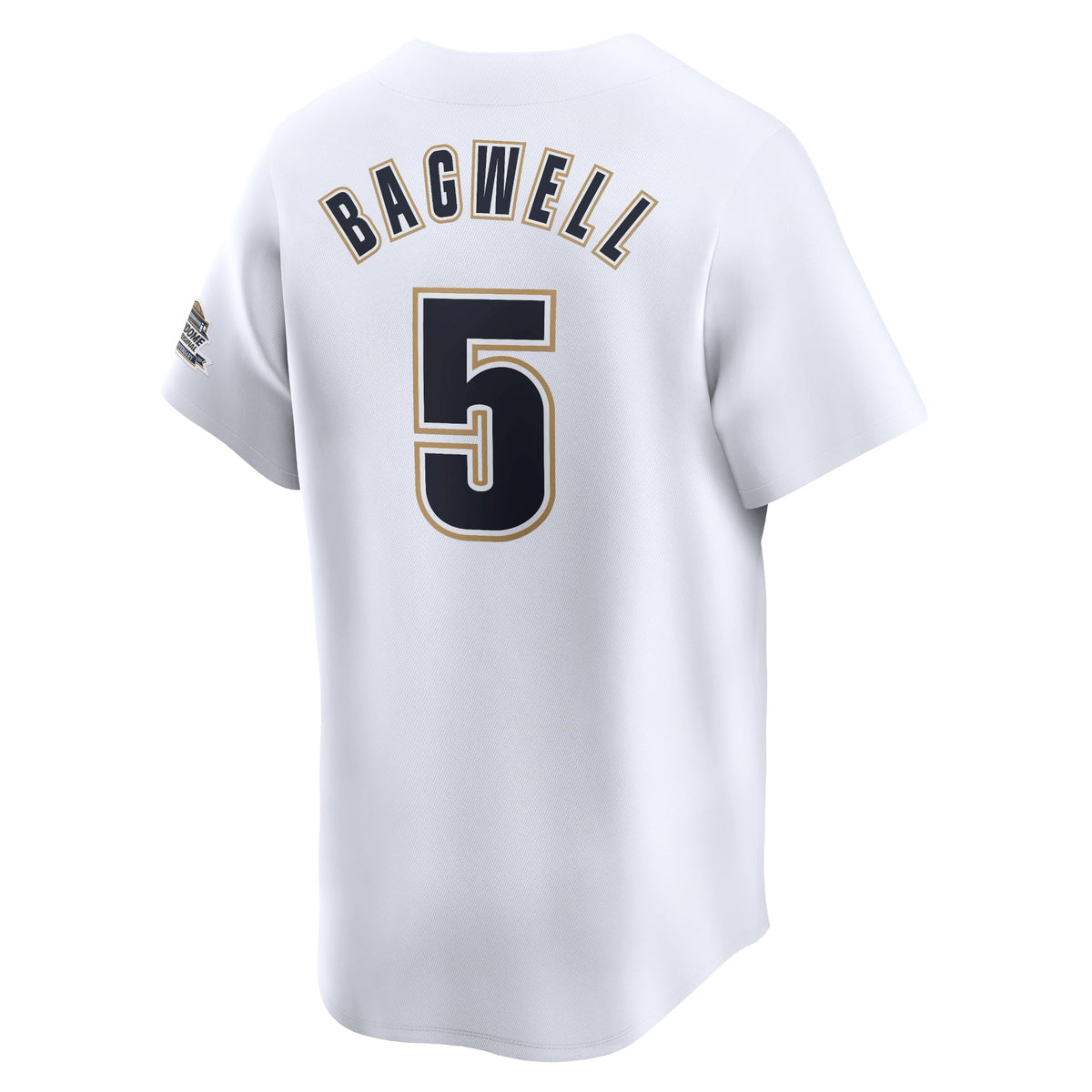 Men's Houston Astros Jeff Bagwell Nike White Throwback Cooperstown Collection Limited Jersey - 4