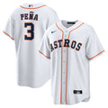 Men's Houston Astros Jeremy Peña Nike White Home Replica Jersey