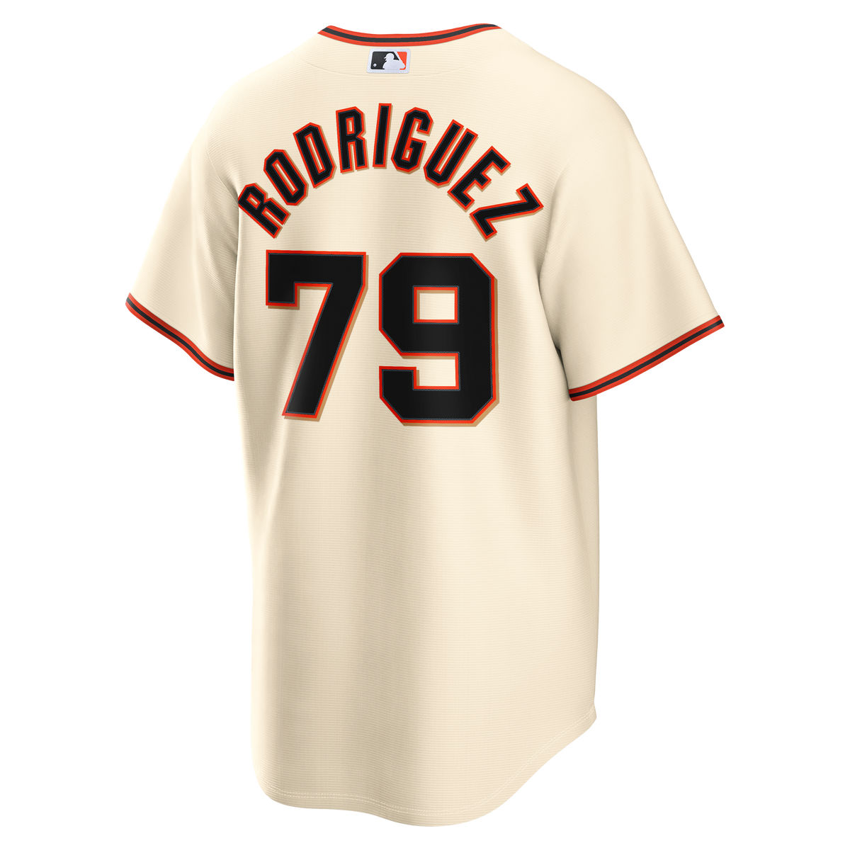 Men's San Francisco Giants Jesus Rodriguez Nike Cream Home Replica Jersey - 6