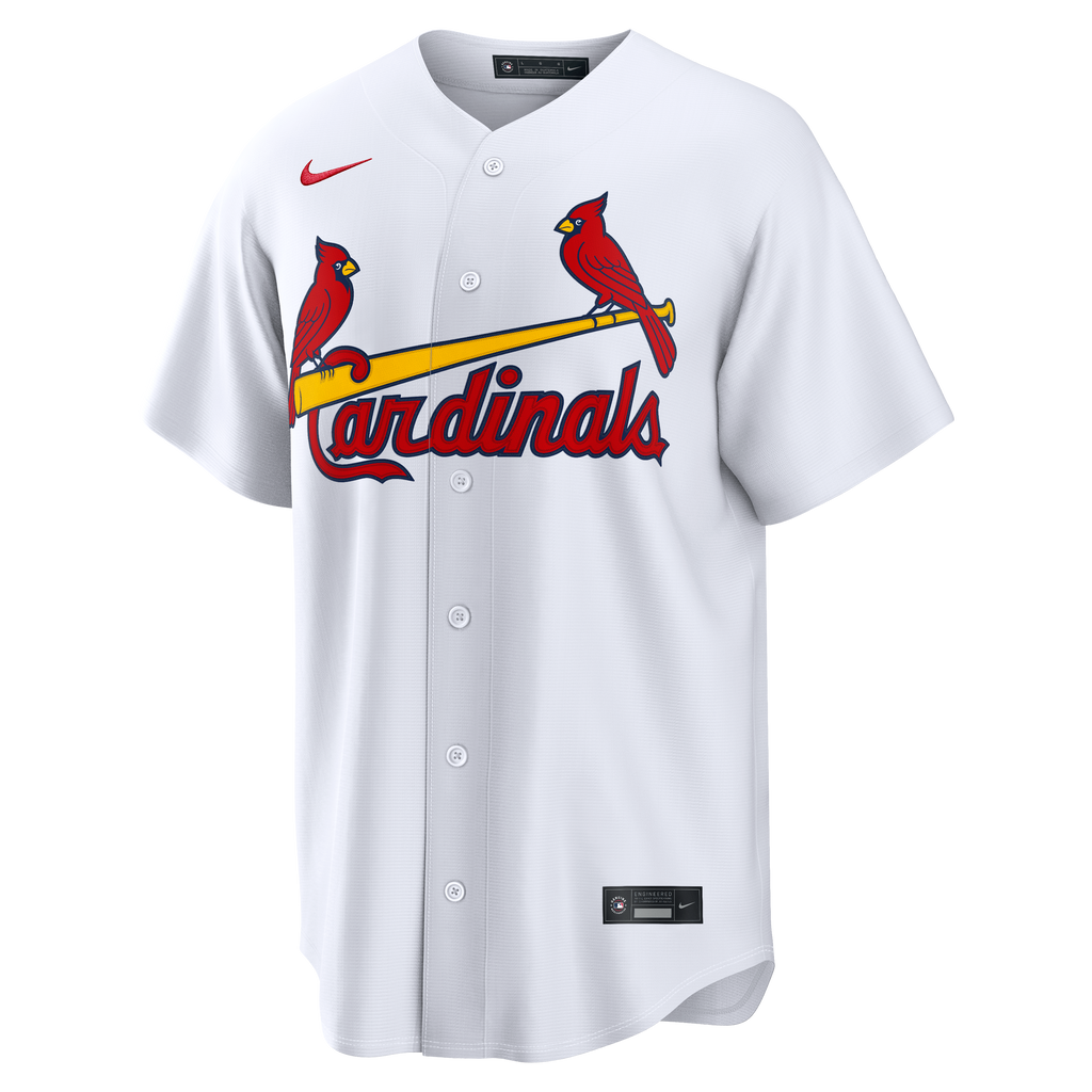 Men's St. Louis Cardinals JJ Wetherholt Nike White Home Replica Jersey - 3