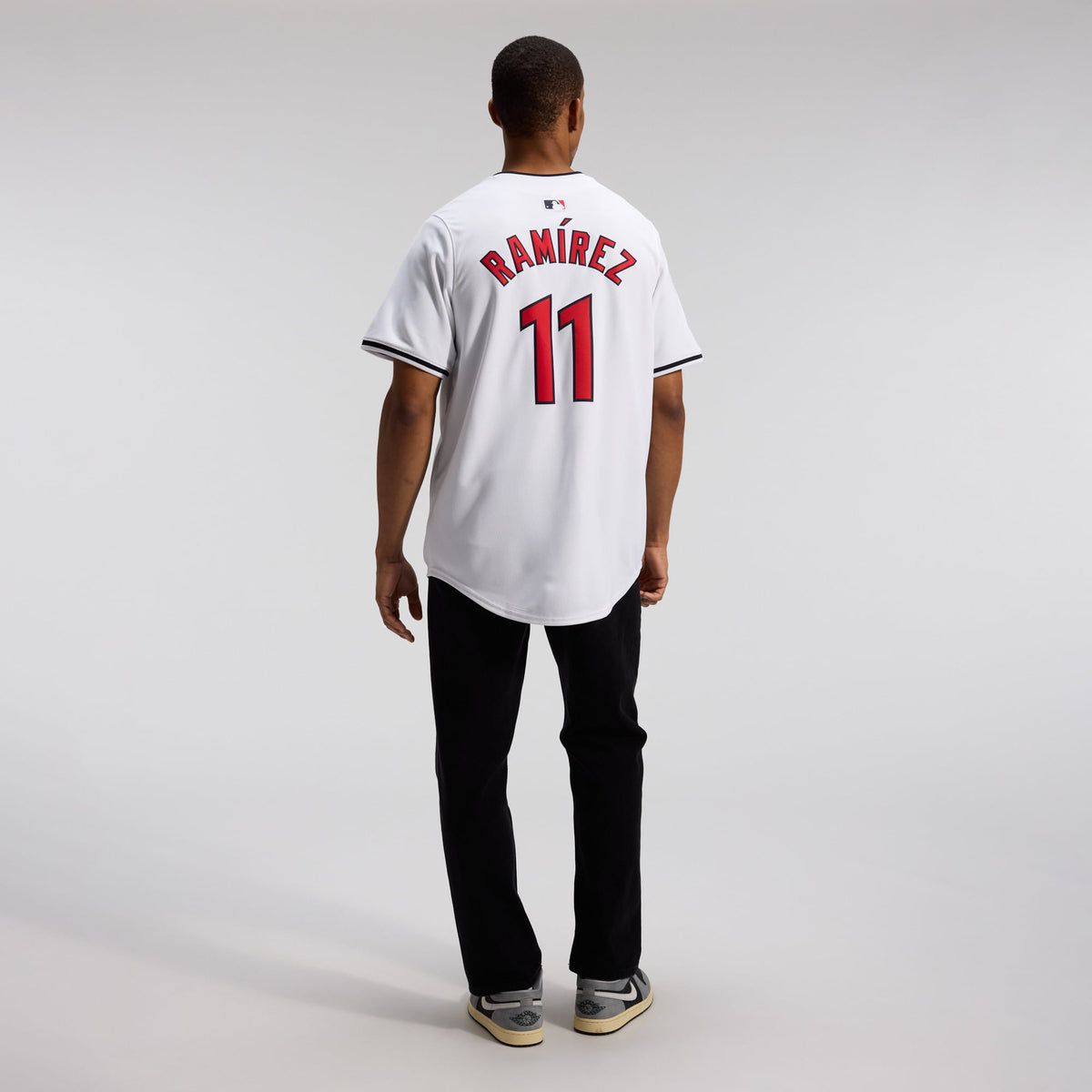 Men's Cleveland Guardians Jose Ramirez Nike White Home Limited Player Jersey - 5
