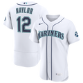 Men's Seattle Mariners Josh Naylor Nike White Home 50th Season Authentic Jersey