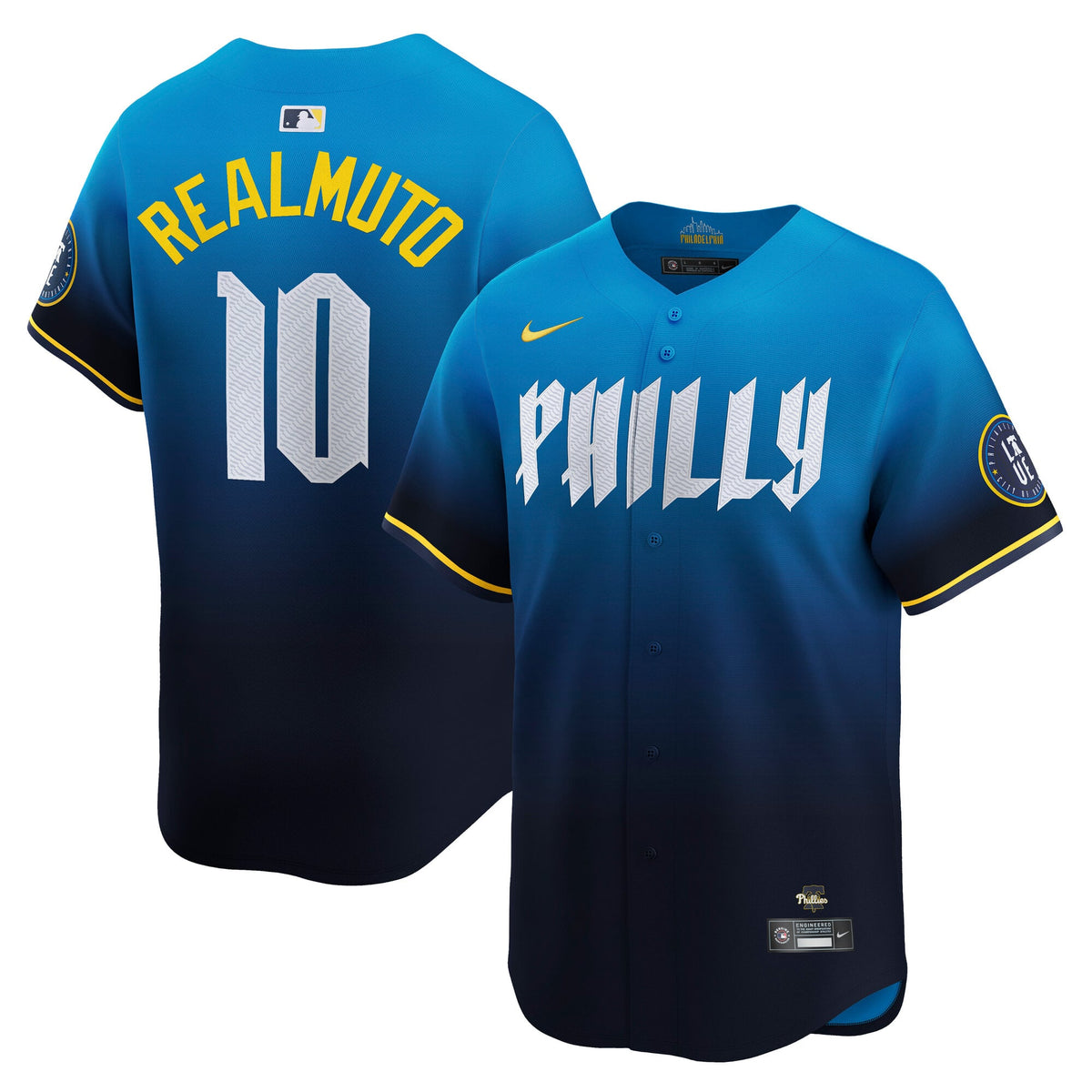Men's Philadelphia Phillies J.T. Realmuto Nike Navy City Connect Limited Jersey - 2