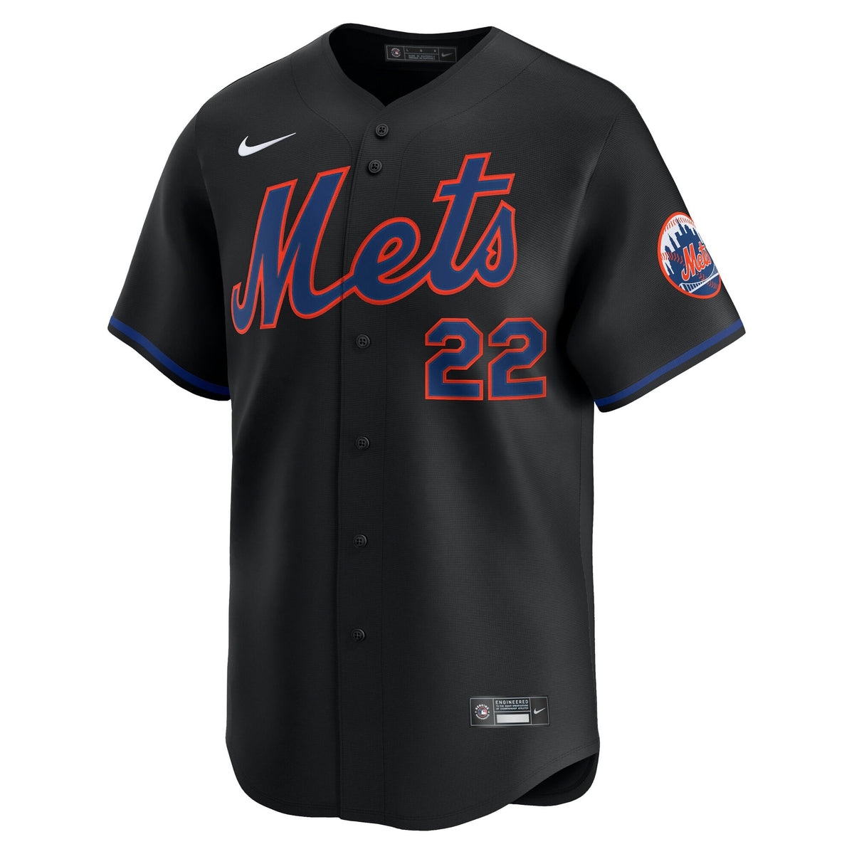 Men's New York Mets Juan Soto Nike Black Alternate Limited Player Jersey - 7