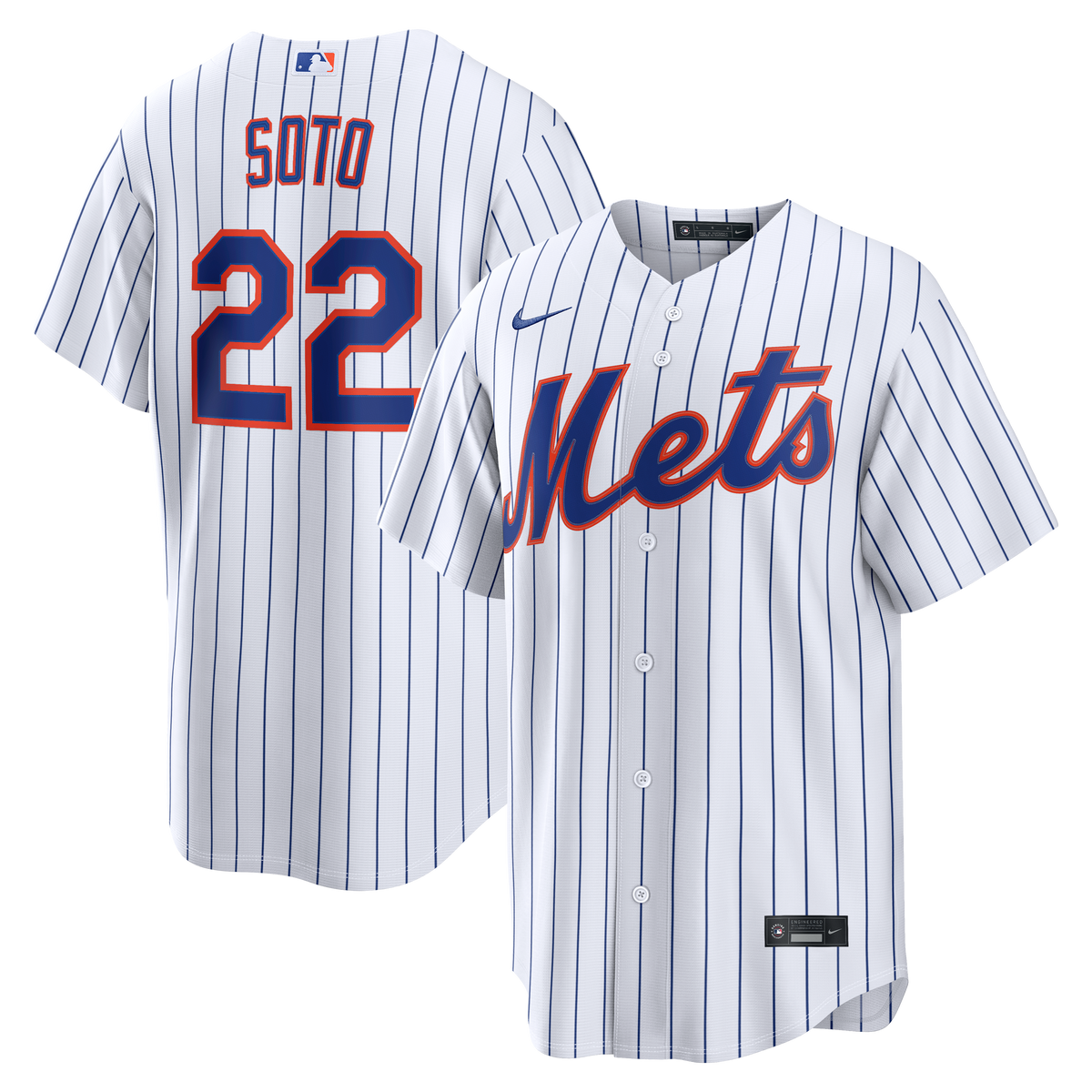 Men's New York Mets Juan Soto Nike White Home Replica Jersey