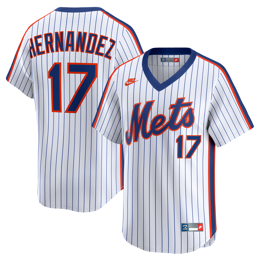 Men's New York Mets Keith Hernandez Nike White Cooperstown Collection Limited Jersey - 2