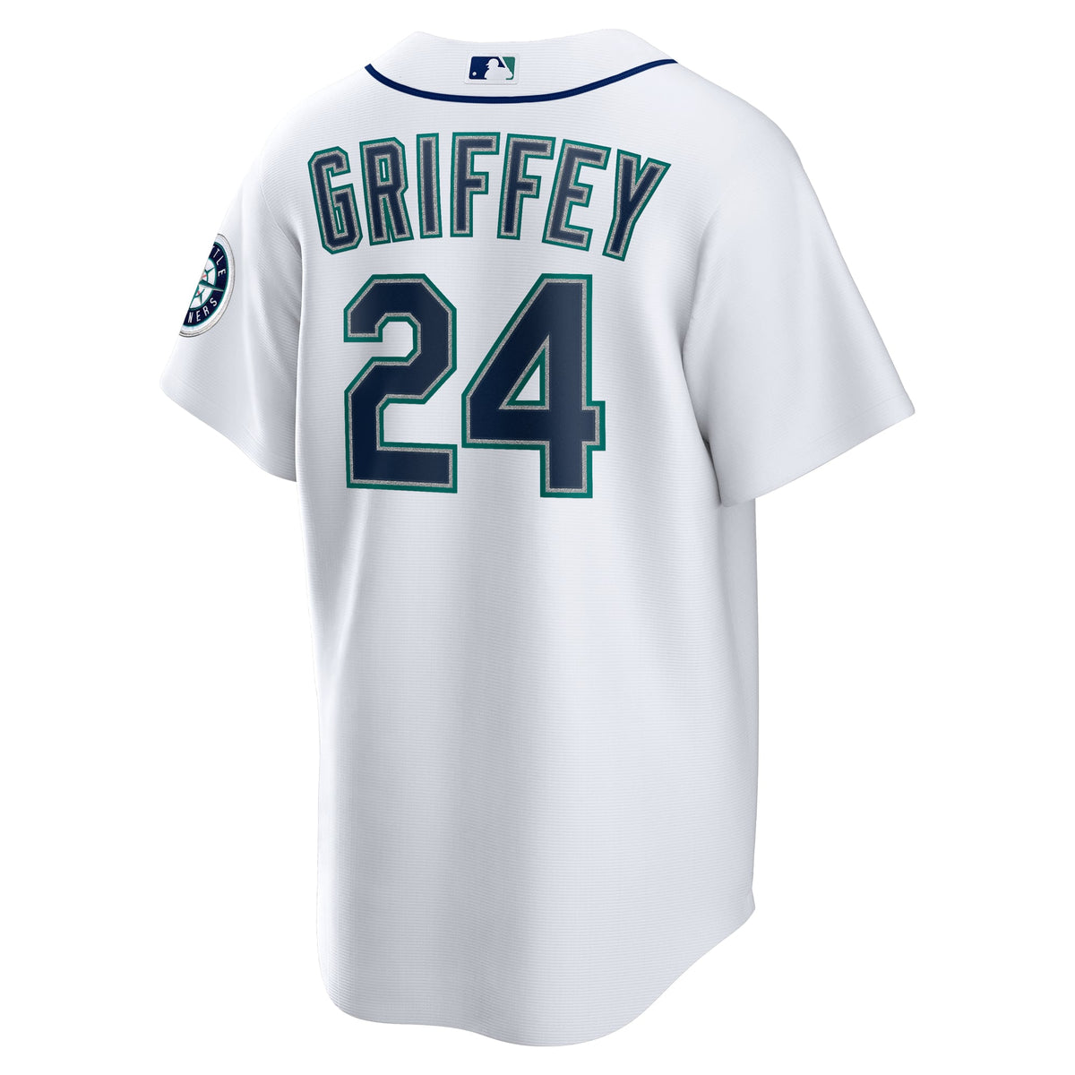 Men's Seattle Mariners Ken Griffey Jr. Nike White Home Replica Jersey - 4