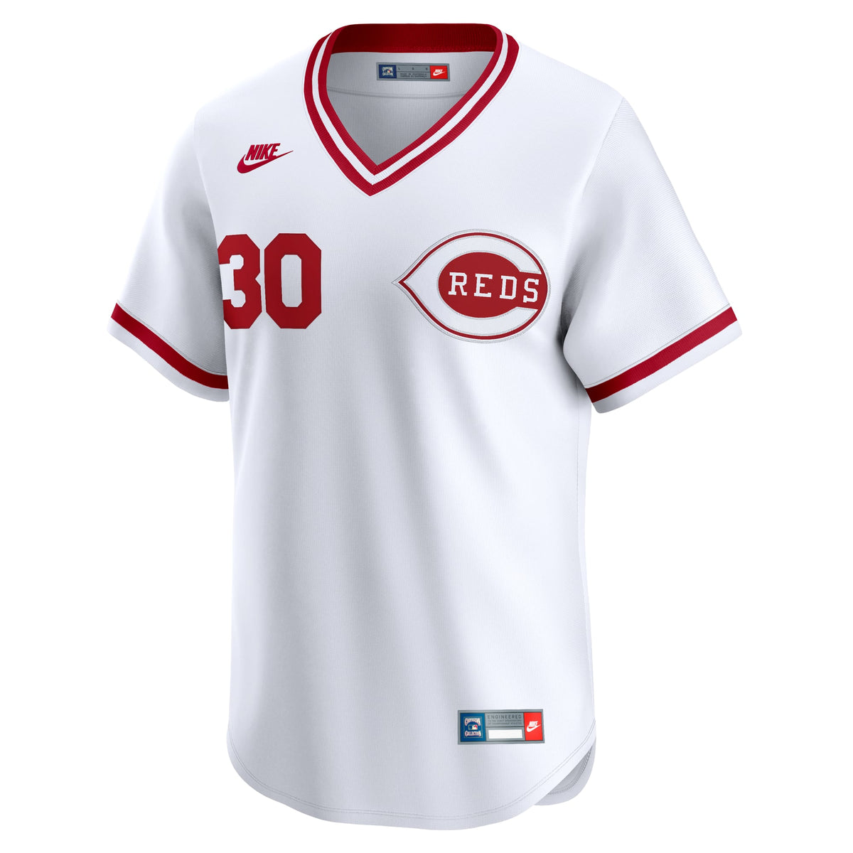 Men's Cincinnati Reds Ken Griffey Nike White Throwback Cooperstown Collection Limited Jersey - 3